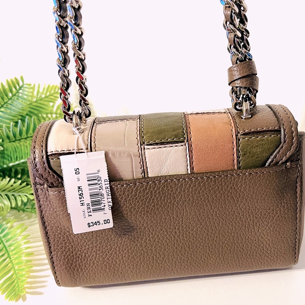 BRIGHTON Small Flap Bag with Patchwork Pattern NWT - Picture 4 of 15